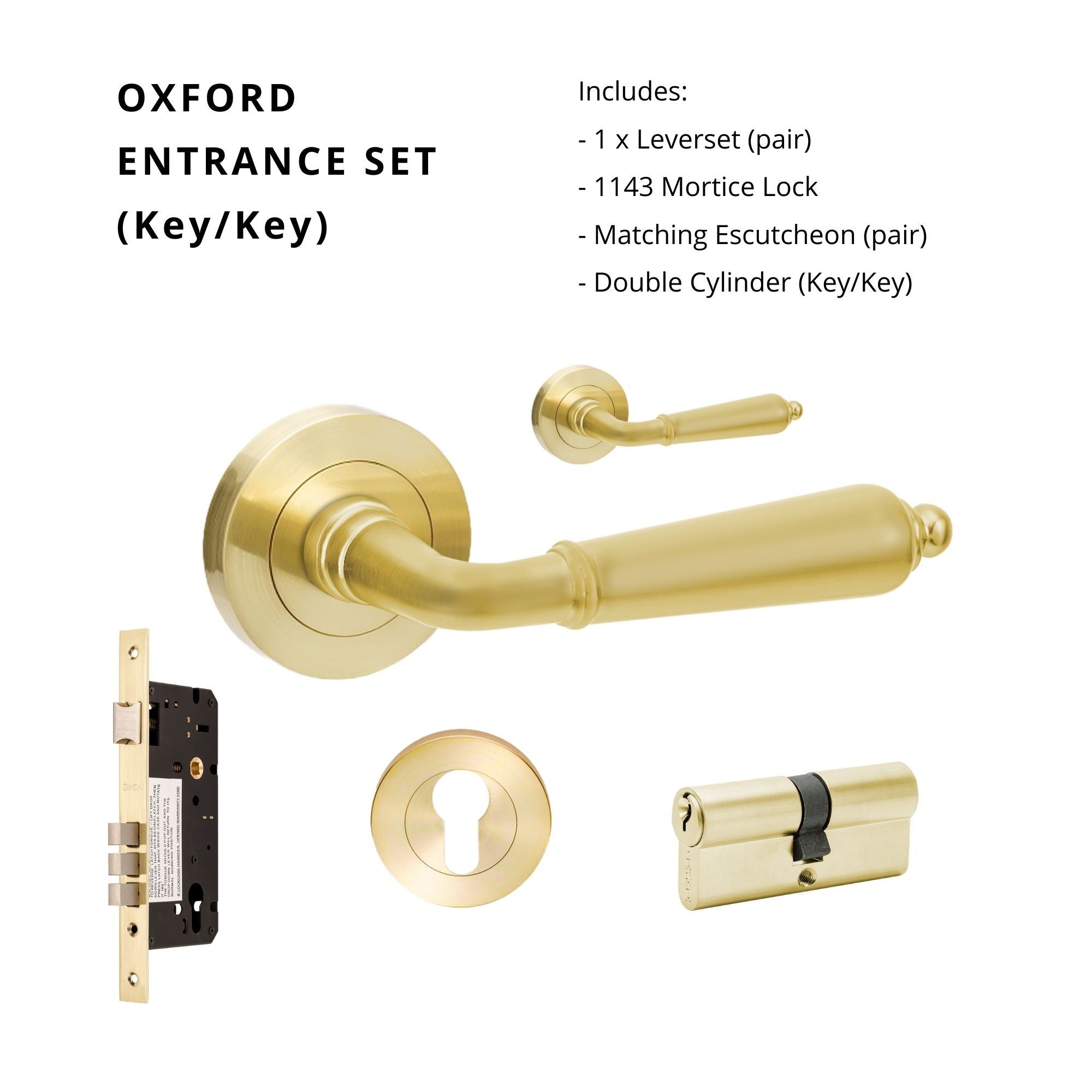 Oxford – Satin Brass
