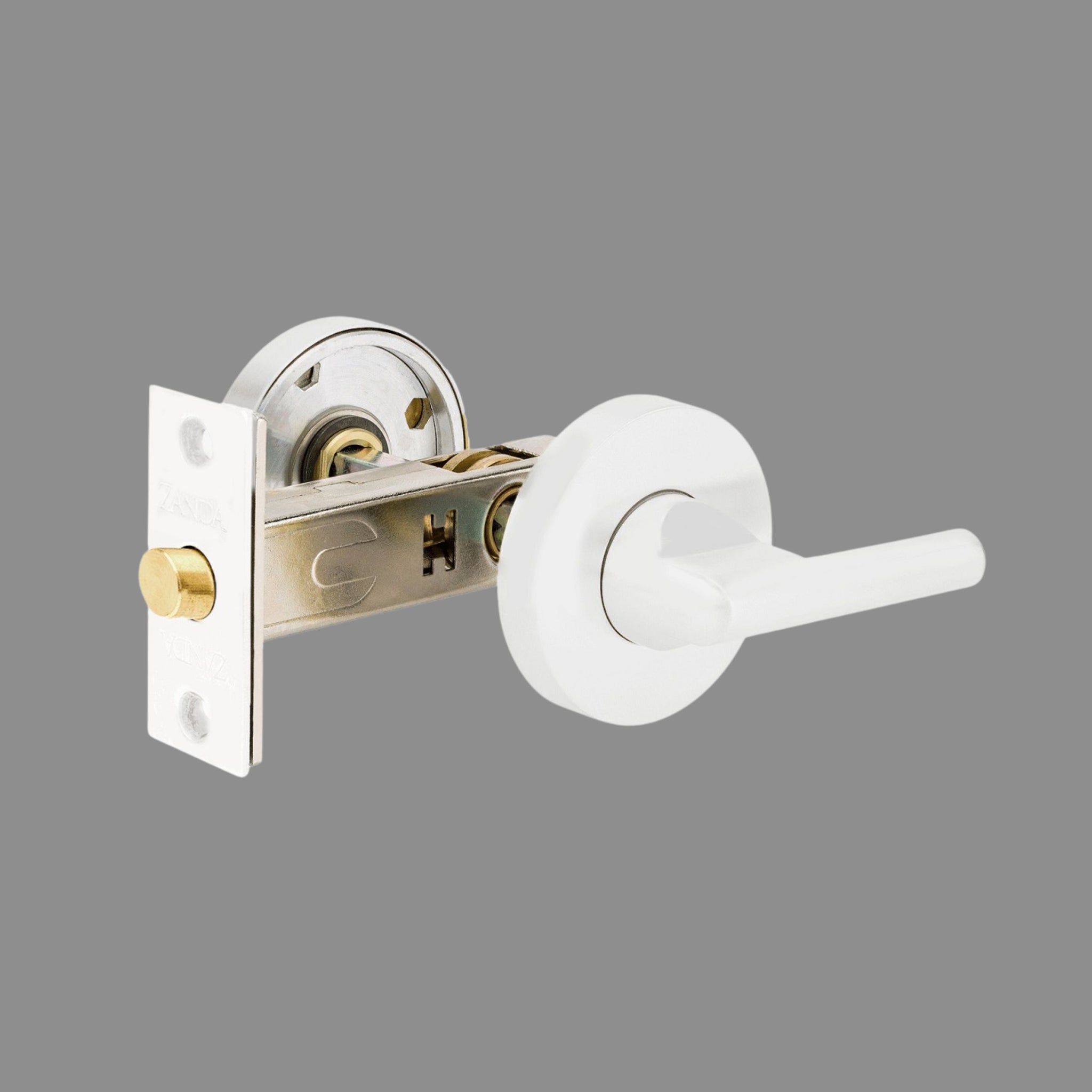 Disabled Privacy Turn, Includes Bolt (60mm Backset) – White