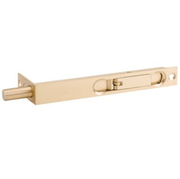 Satin Brass Flush Bolt