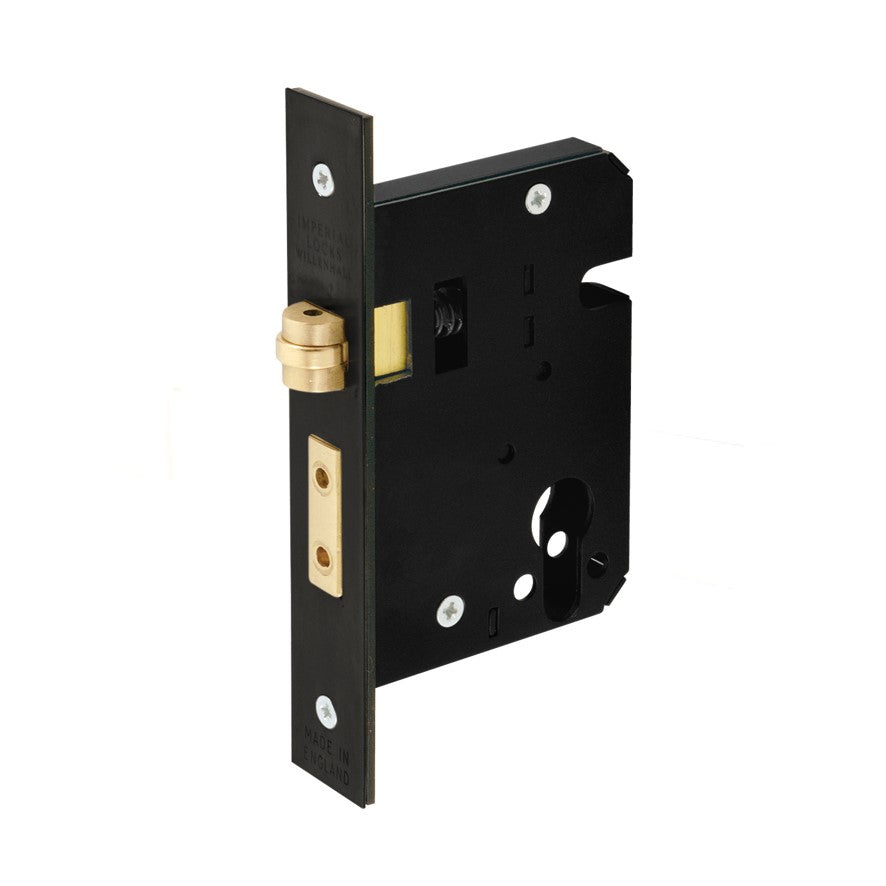 Roller Mortice Lock Heavy Duty – Matt Black
