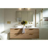 Meir Sigma 21 Dual Flush Plates for Geberit - Tiger Bronze