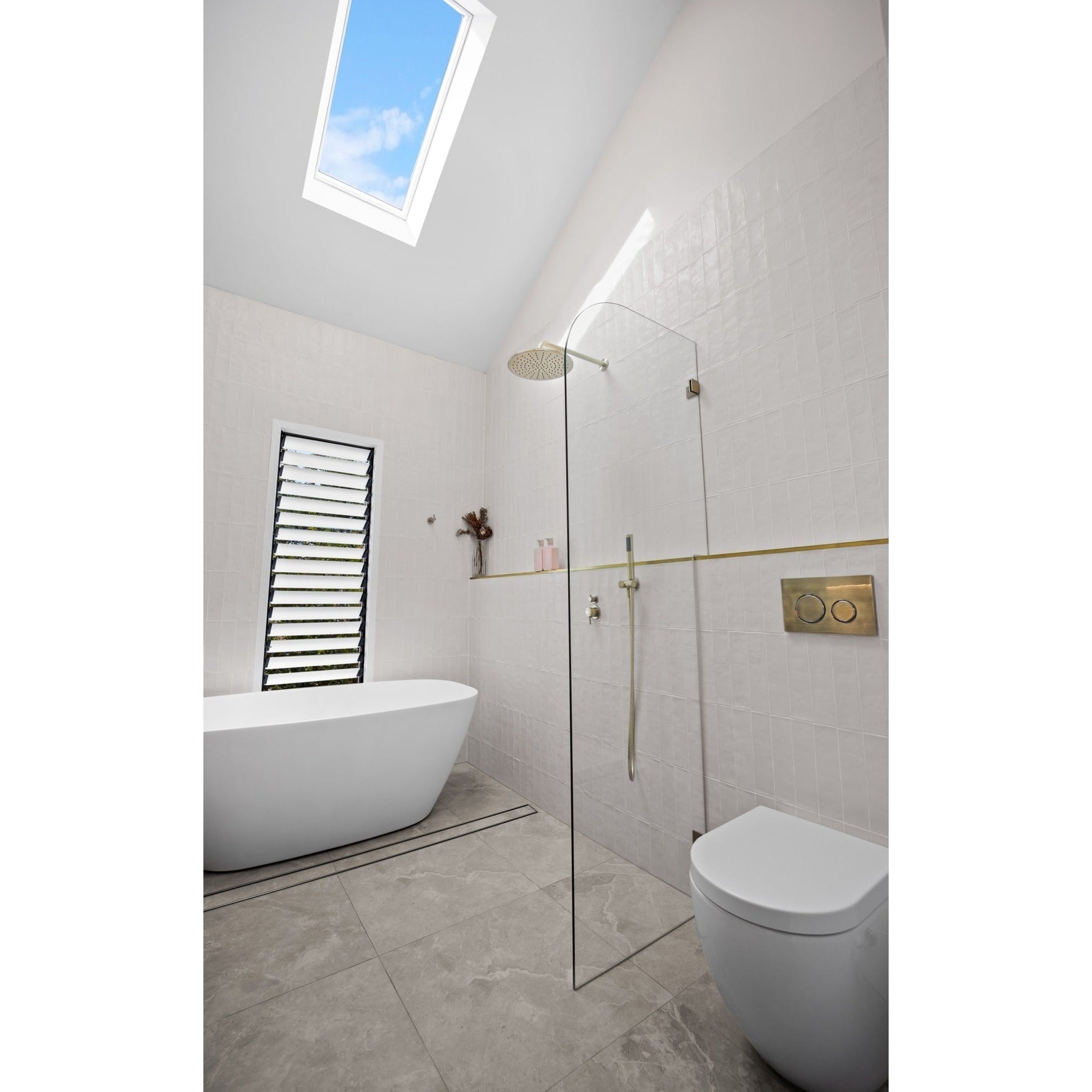 Meir Sigma 21 Dual Flush Plates for Geberit - Tiger Bronze