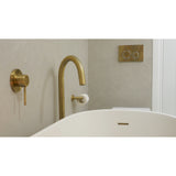 Meir Sigma 21 Dual Flush Plates for Geberit - Tiger Bronze
