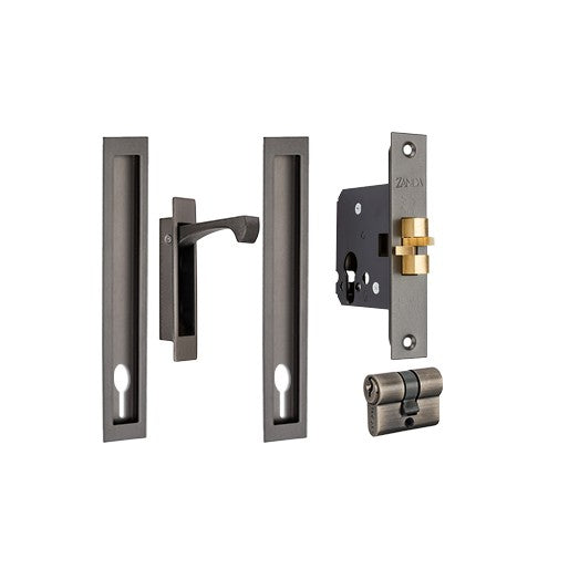 Verve Sliding Door Lock Kits – Graphite Nickel