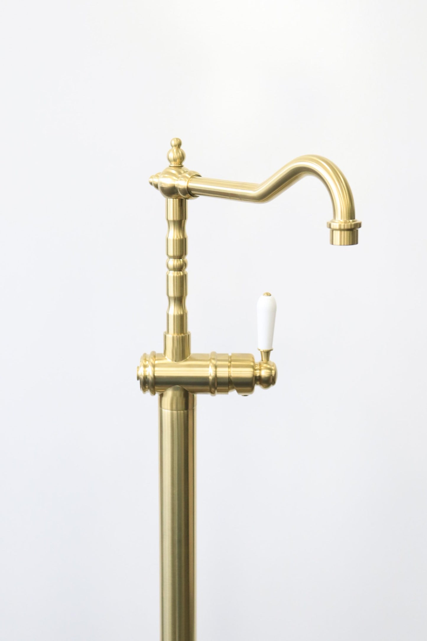 Bordeaux Freestanding Bath Mixer - Brushed Bronze