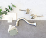 Montpellier Wall Spa &amp; Sink Set - Brushed Nickel