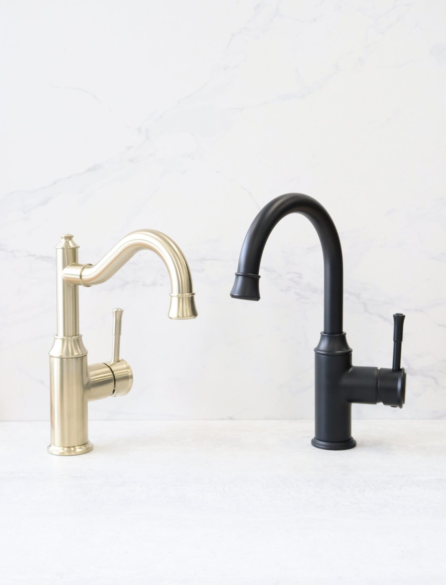 Montpellier Shepherd's Crook High Rise Basin Mixer - Brushed Nickel