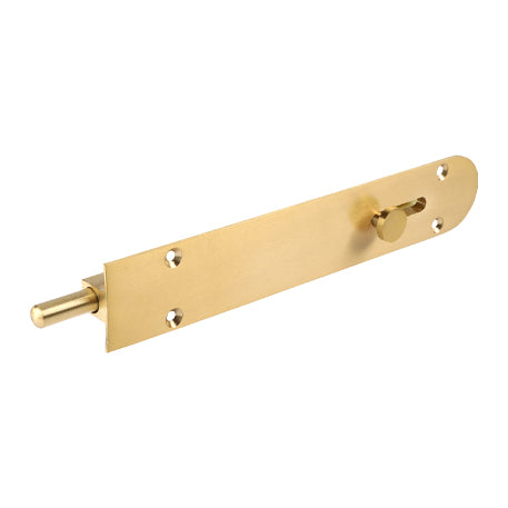 Reverse Barrel Bolt – Radius (Satin Brass)