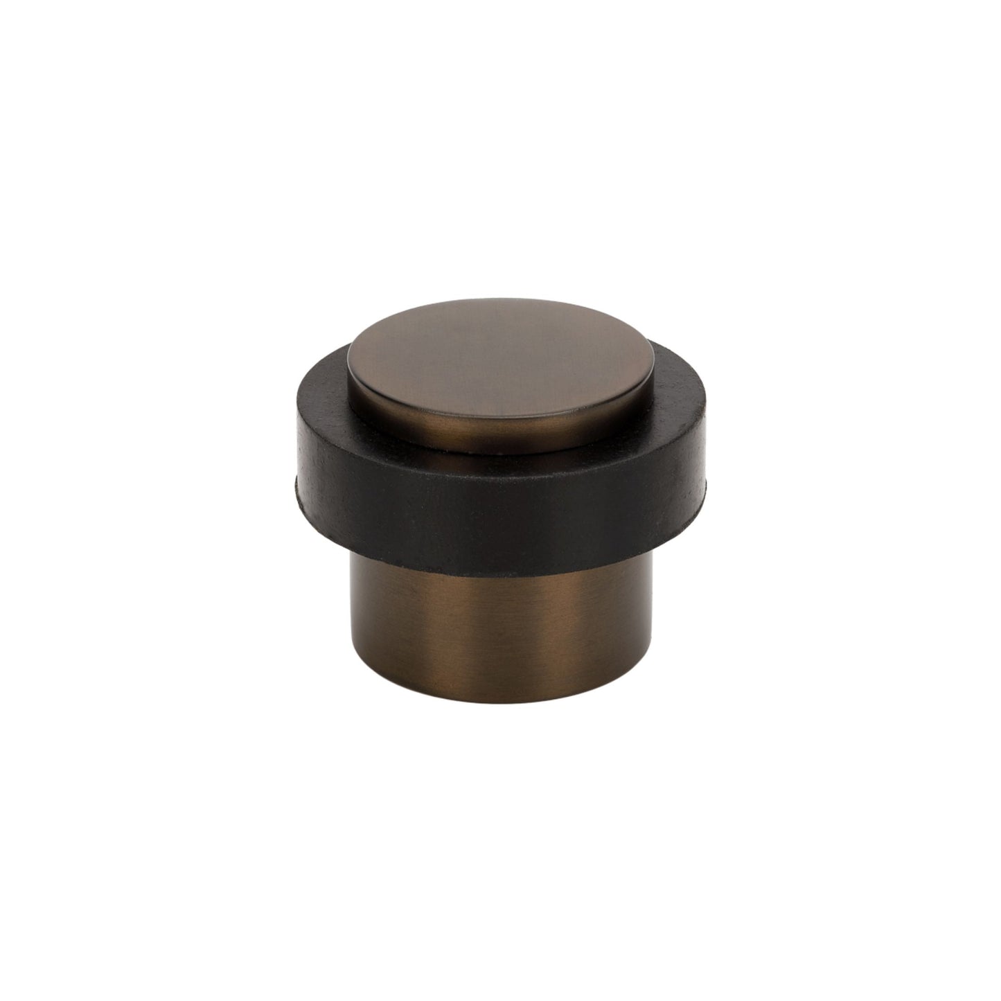 Round Floor Mount Door Stop – Ember Bronze
