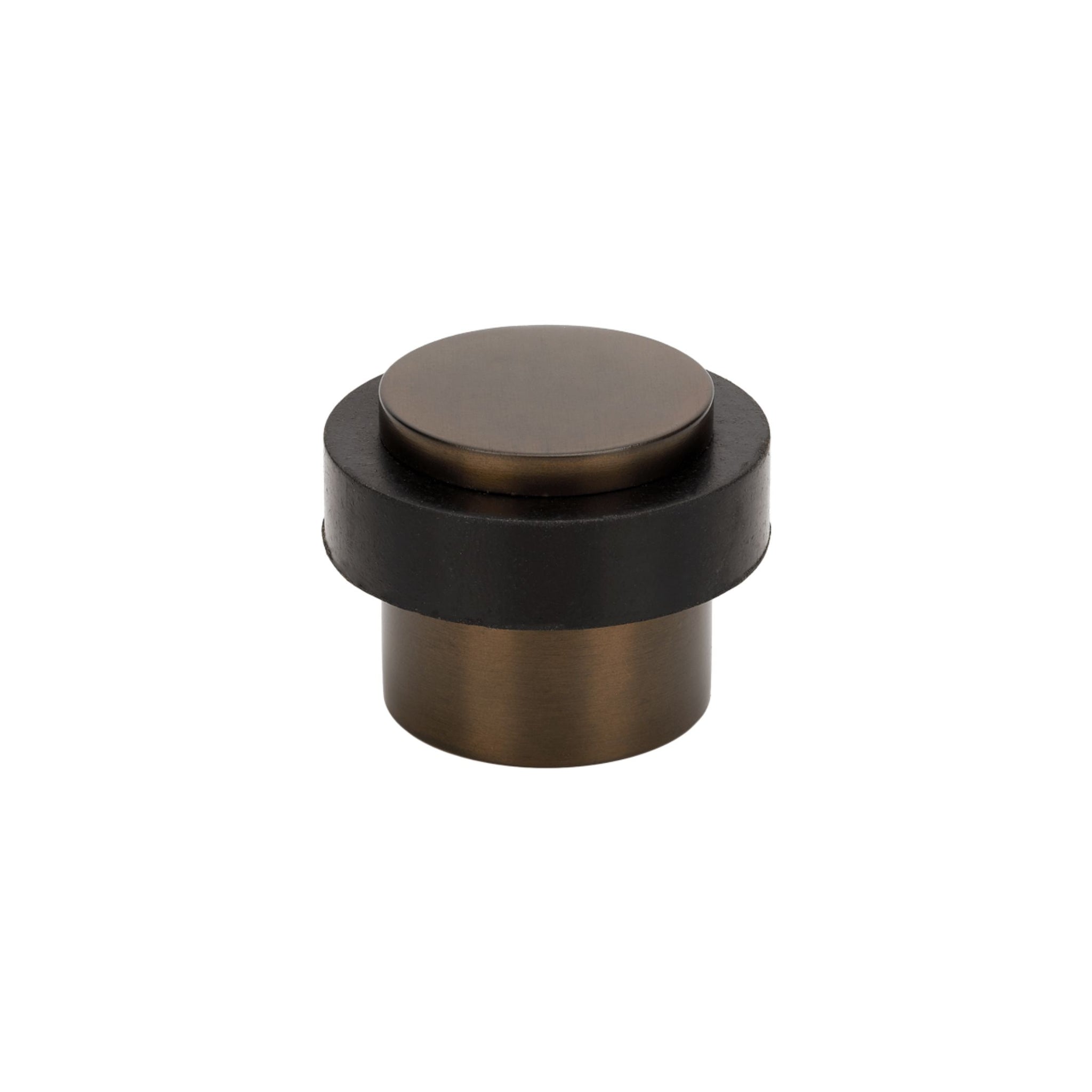 Round Floor Mount Door Stop – Ember Bronze