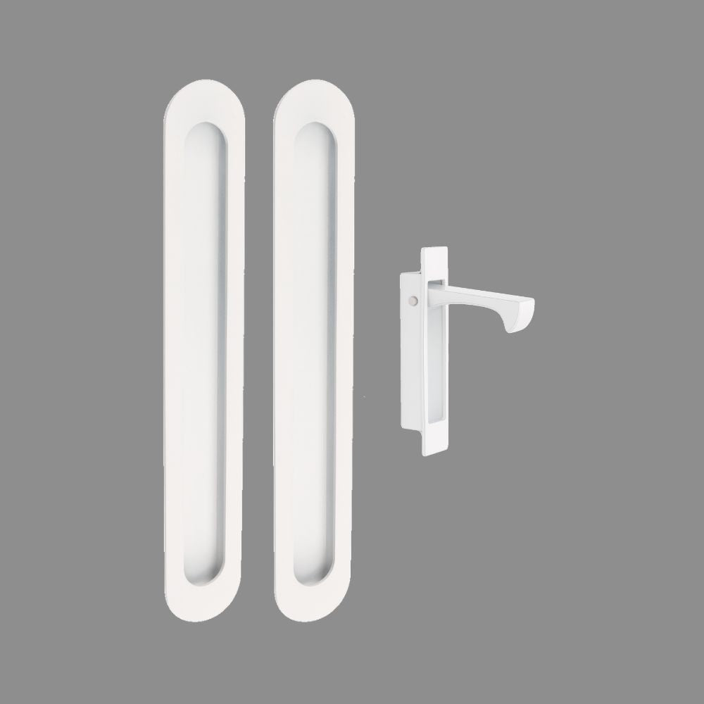 Duke Flush Pull Kit, 250 x 40mm – White