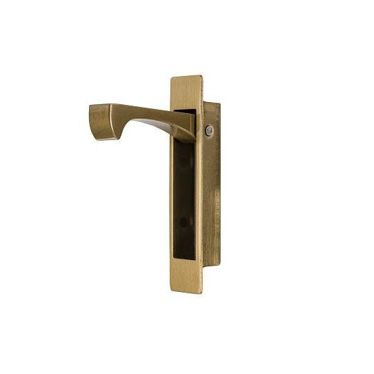 Sliding Door Edge Pull – Satin Brass