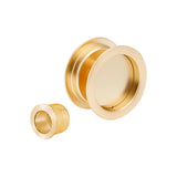 Round Cavity Suite – Satin Brass