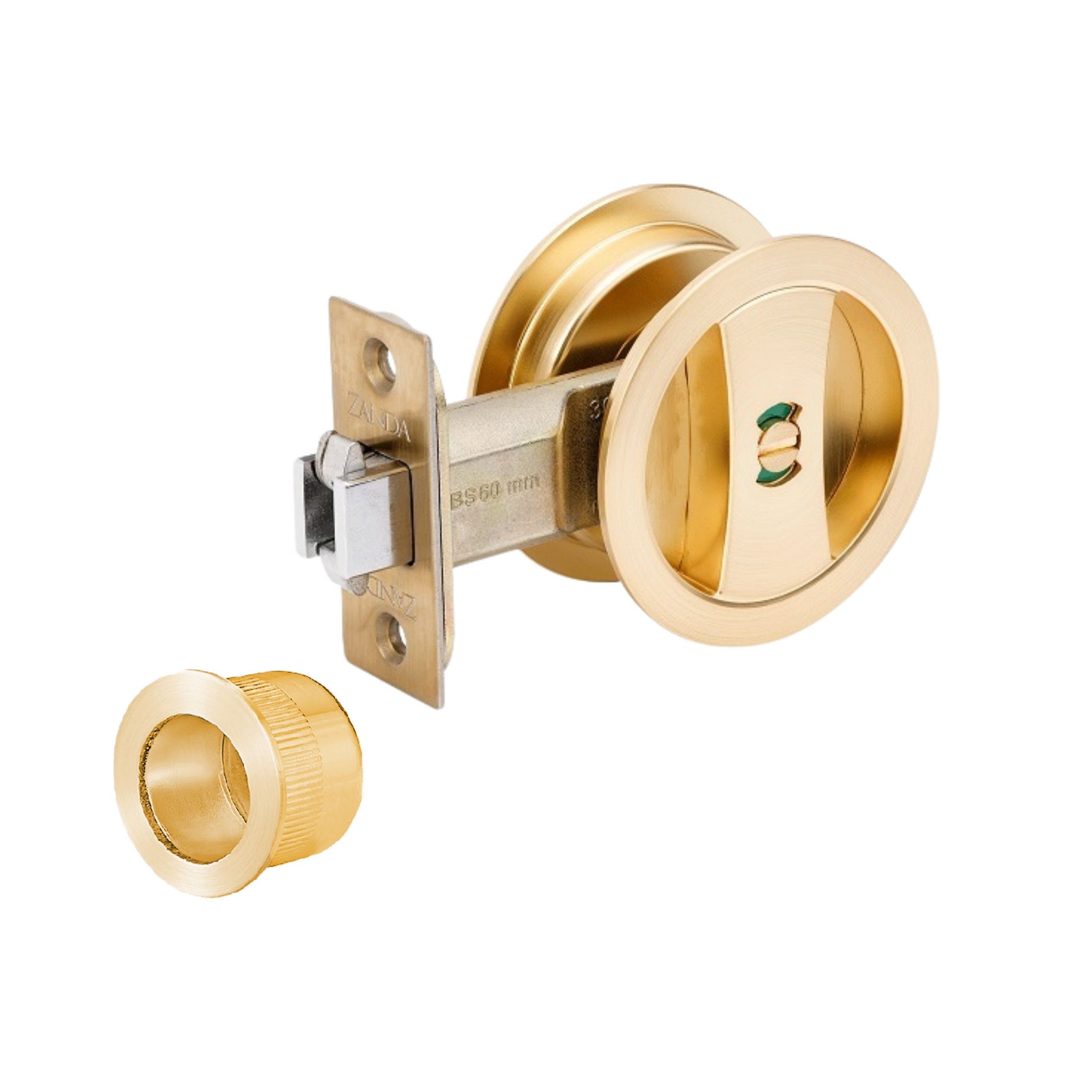 Round Cavity Suite – Satin Brass