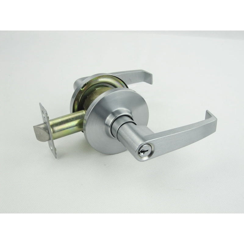 58101 Heavy Duty Lever Entrance Set -Satin Chrome