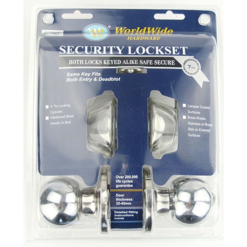 607 Polished Stainless -Security