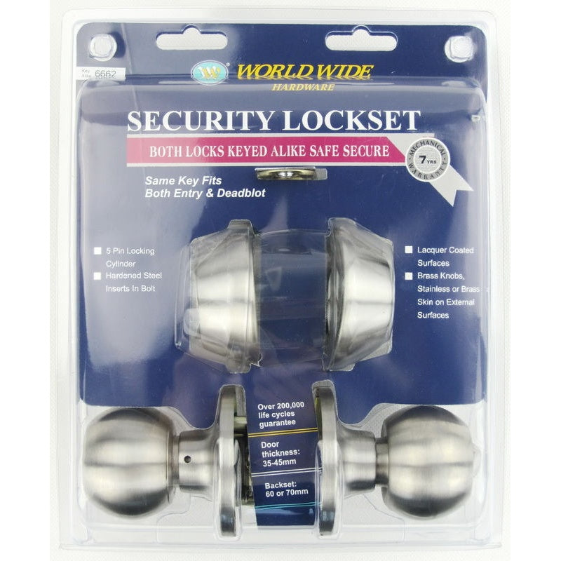 607 Satin Stainless -Security