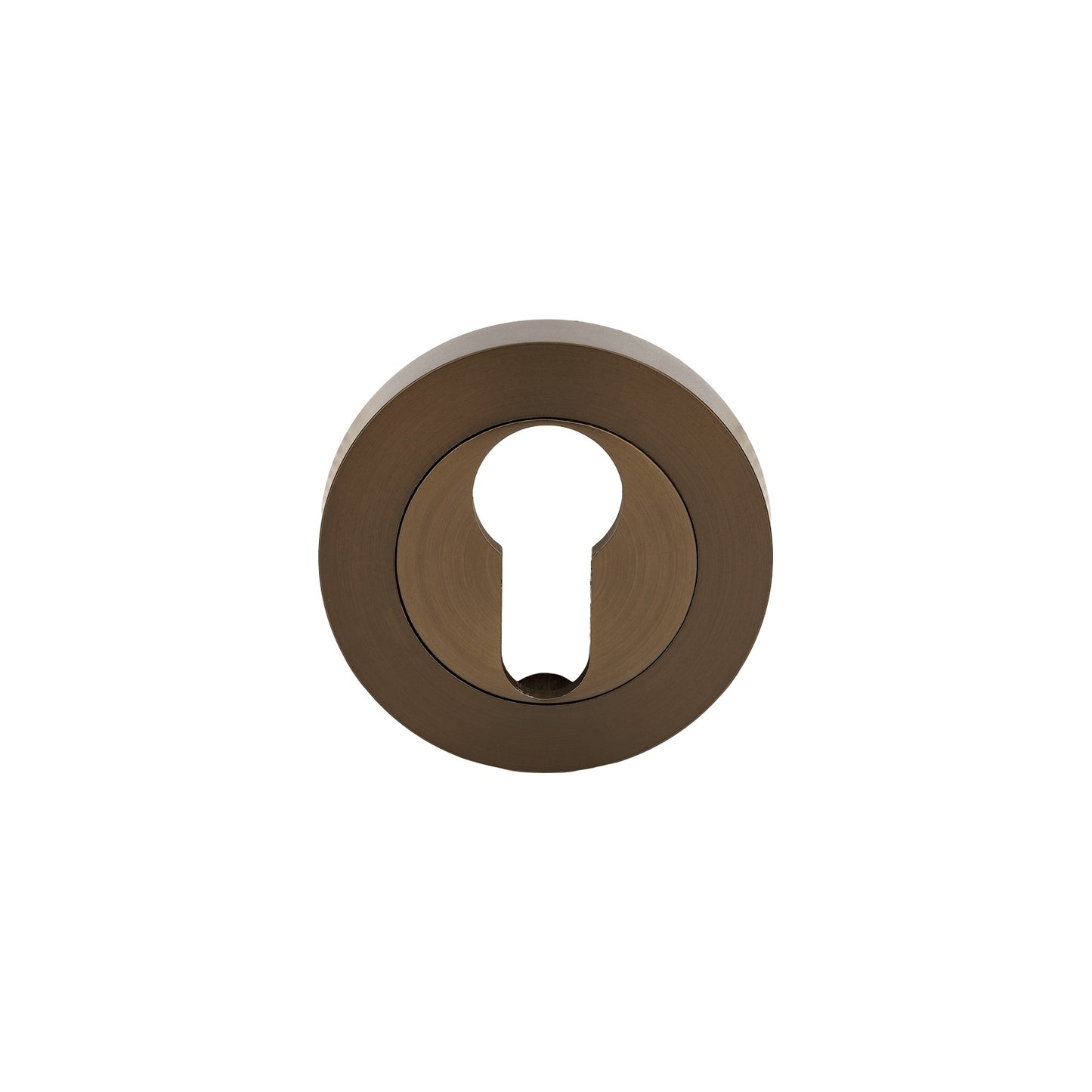 Round Euro Escutcheon – Ember Bronze