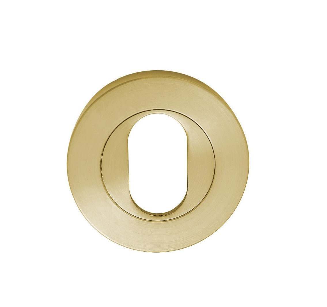 Oval Escutcheon – Satin Brass