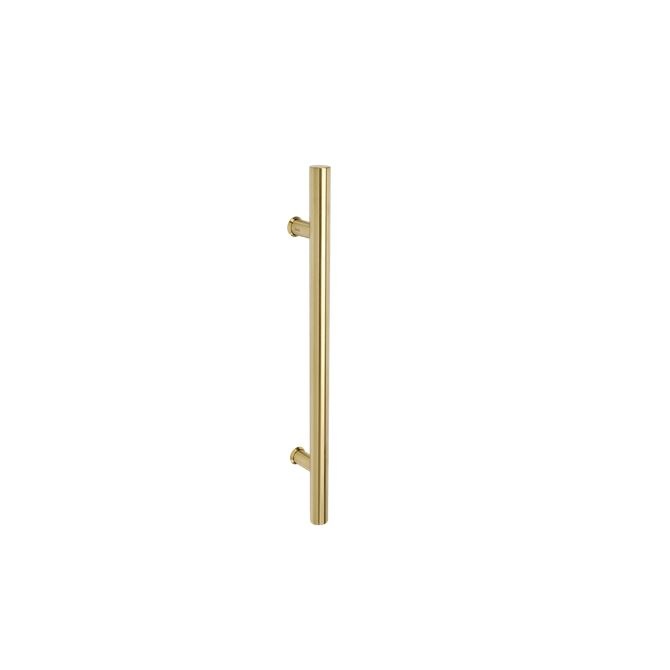 Round Profile Pull Handle – Satin Brass