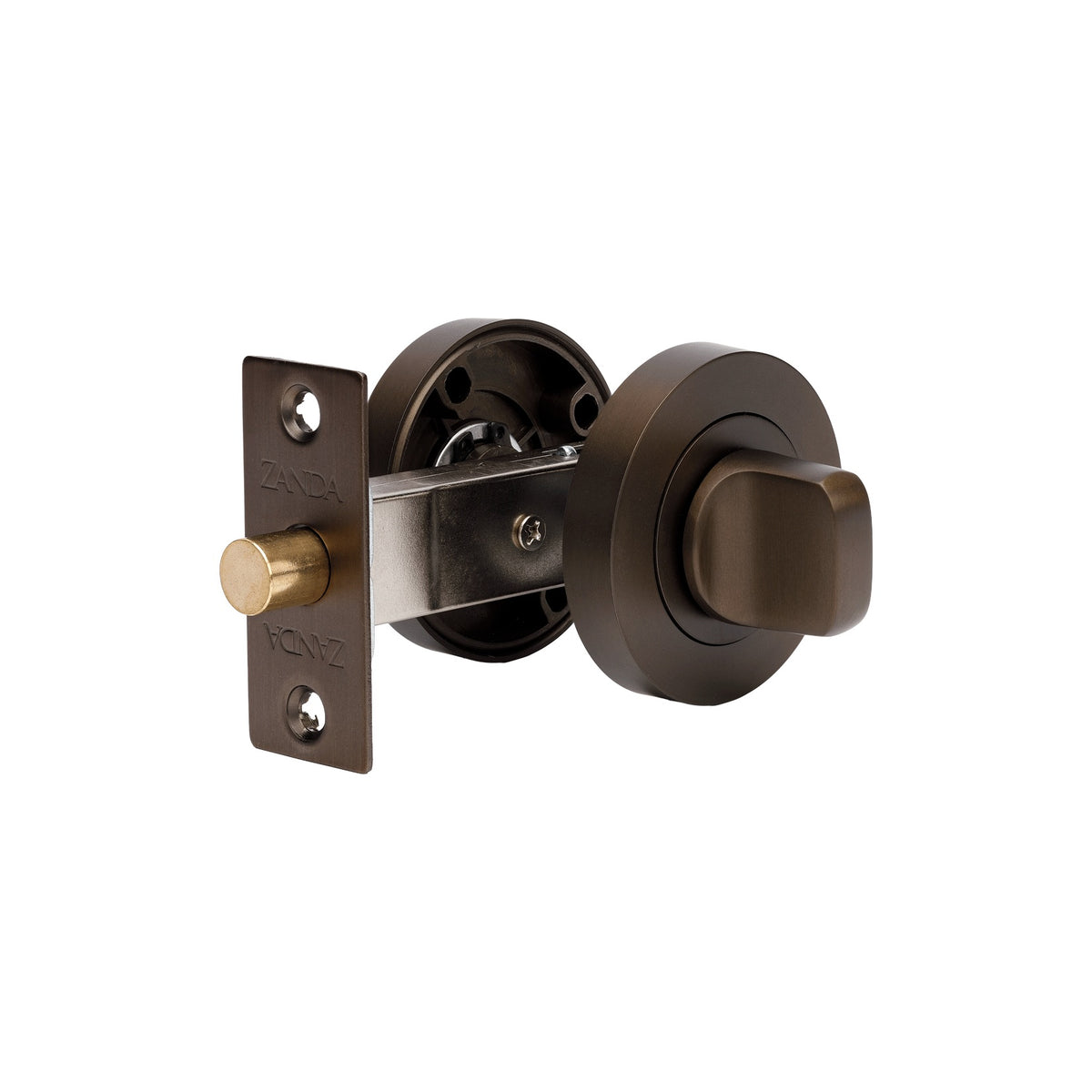 Round Privacy Kits in Ember Bronze - privacy set configuration