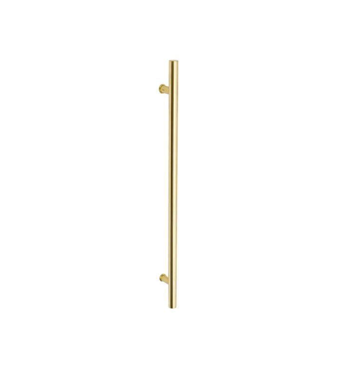 Round Profile Pull Handle – Satin Brass