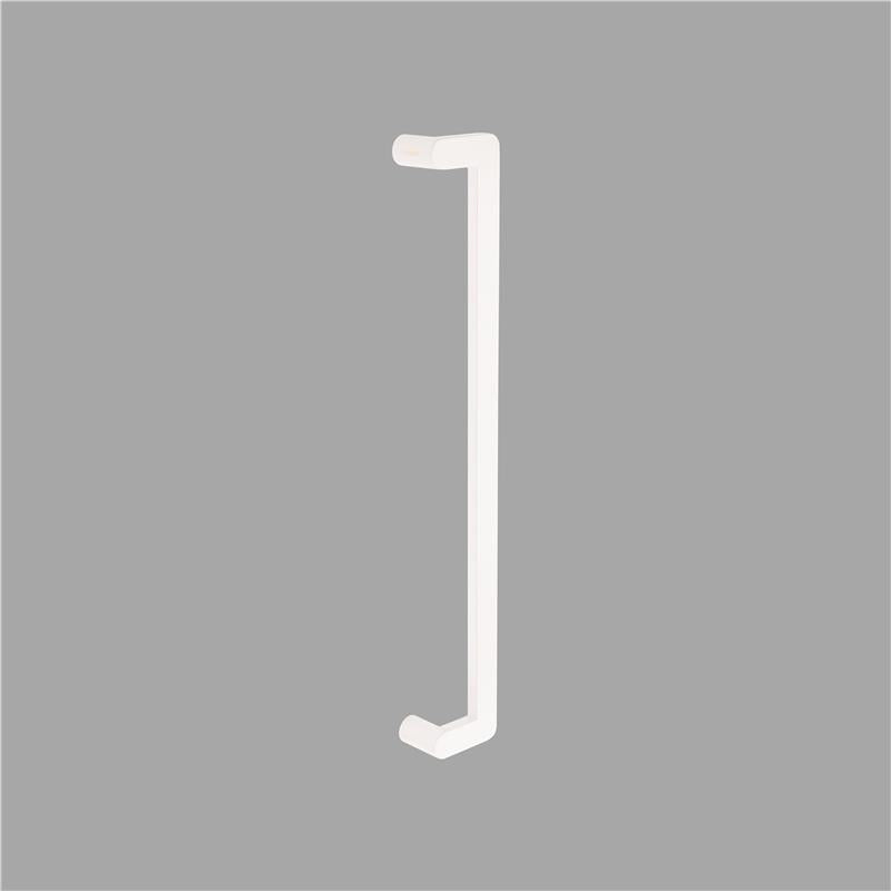 Duke Offset Pull Handle – White