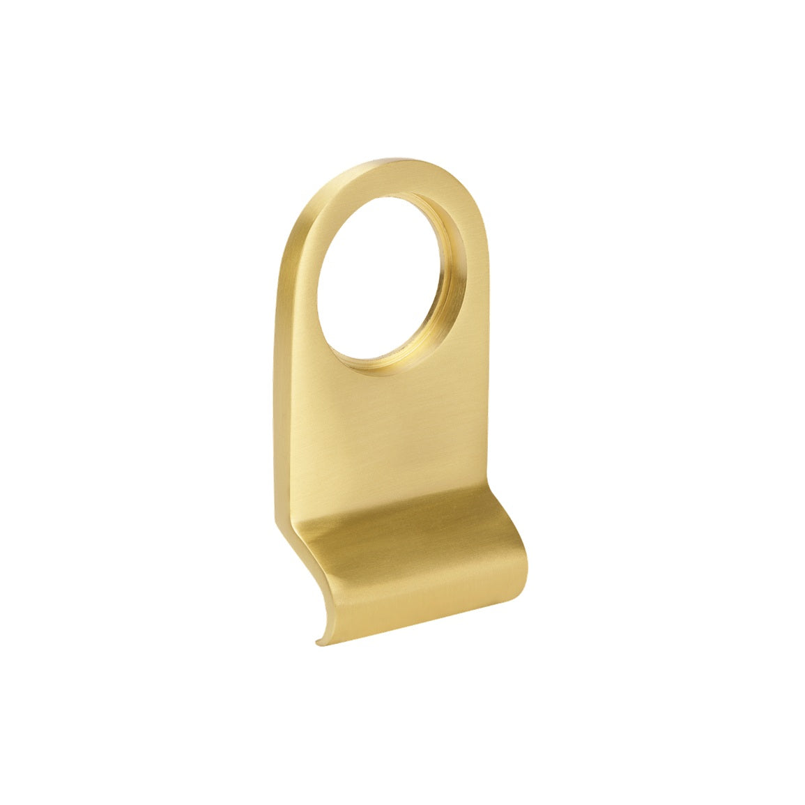 Round Cylinder Pull – Satin Brass