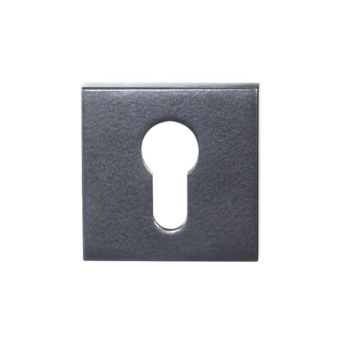 Astron Square Euro Escutcheon – Matt Black