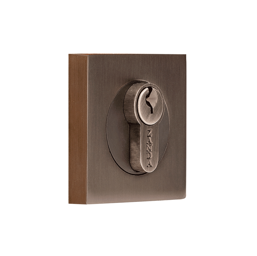 Astron Square Euro Escutcheon – Graphite Nickel
