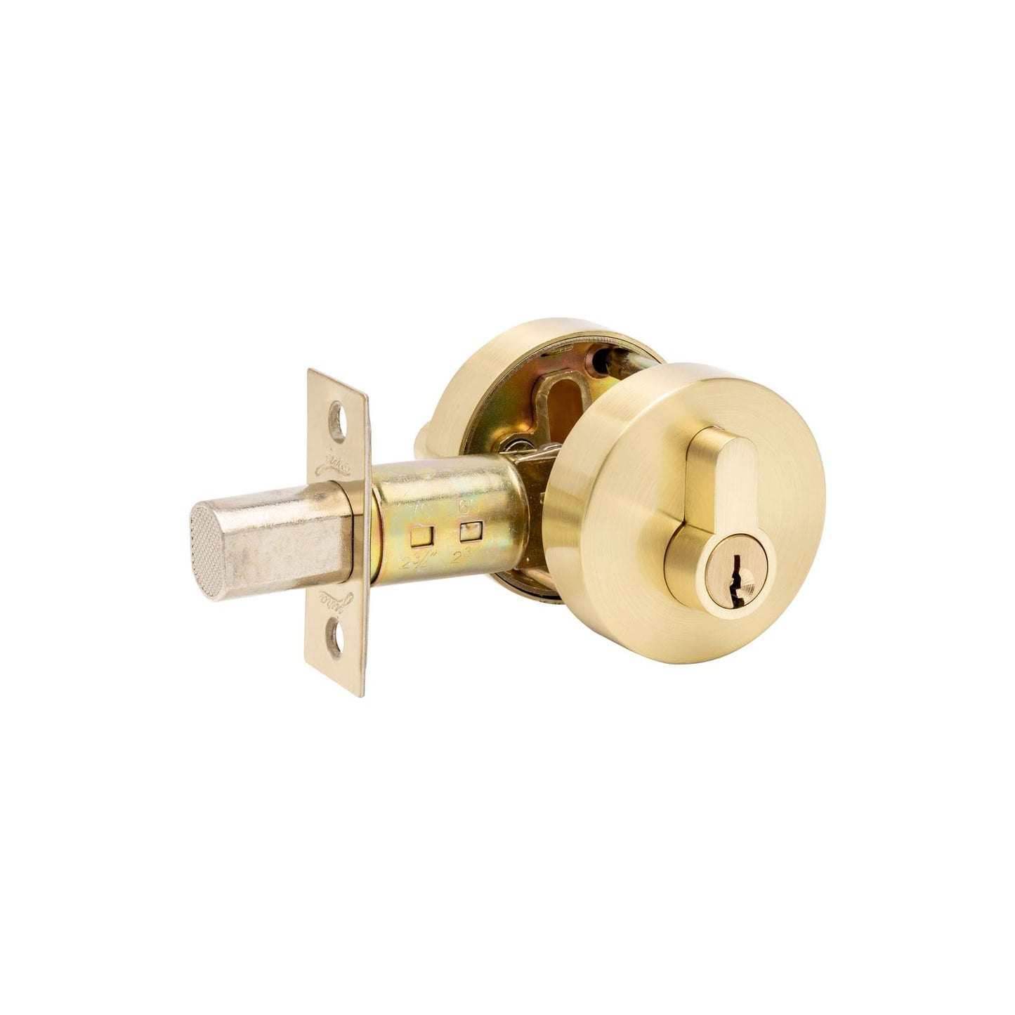 Futura Slimline Deadbolt – Satin Brass