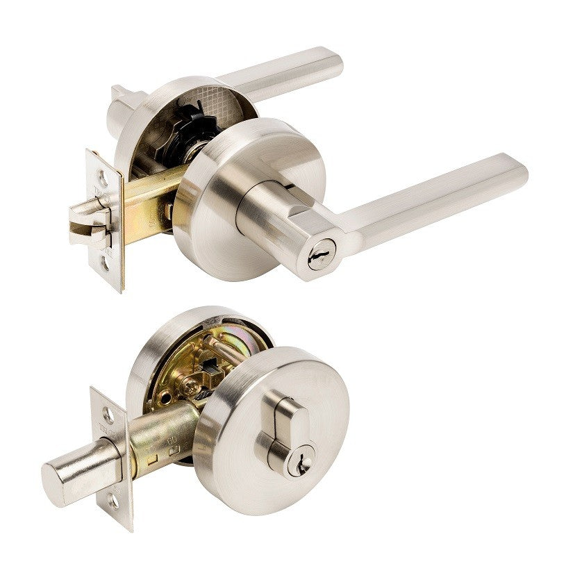 Aldo Entrance Set – Brushed Nickel