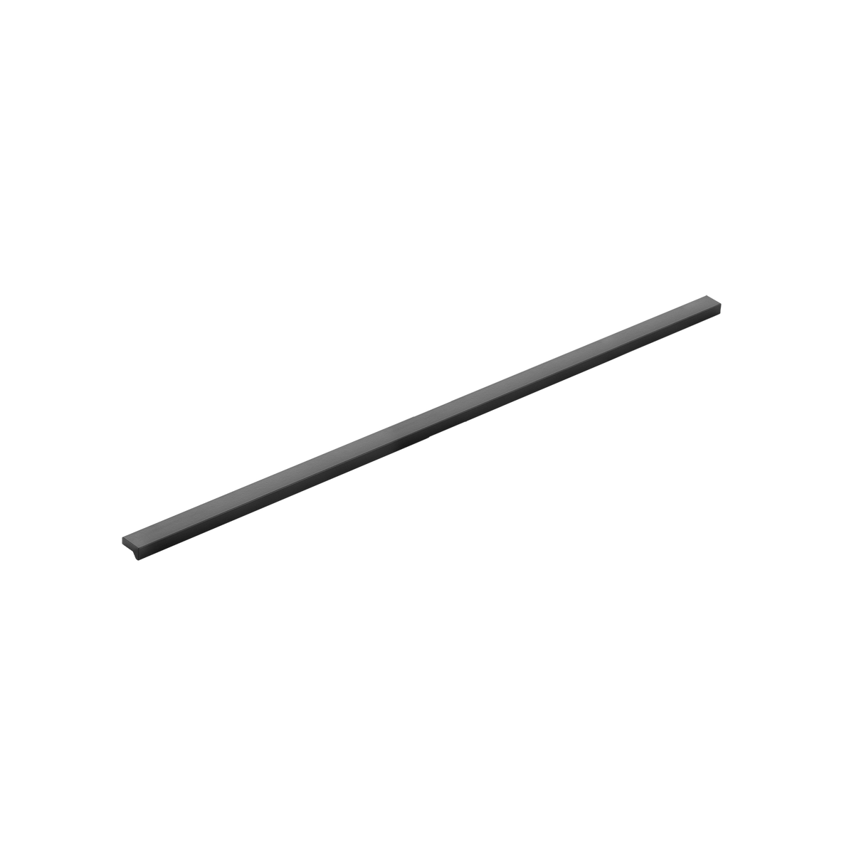 Momo Angle Pull Handle 480mm in Brushed Dark Brass - angled product view (10 of 18)