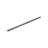 Momo Angle Pull Handle 480mm - finish and profile close-up