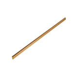 Momo Angle Pull Handle 640mm in Brushed Dark Brass - angled product view