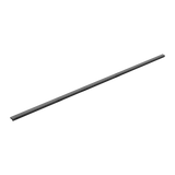 Momo Angle Pull Handle 640mm in Matt Black - angled product view