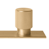 Momo Arpa Round Knob and Backplate 22mm