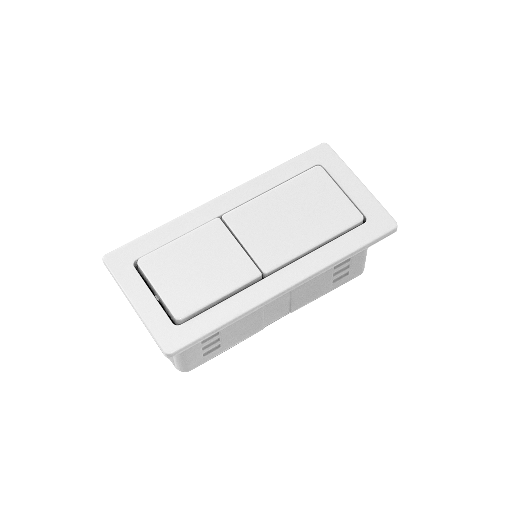Gloss White Back To Wall Cistern Buttons