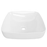 Timberline Addison Semi Inset Basin 400mm Gloss White