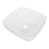 Timberline Addison Semi Inset Basin 400mm Gloss White - image 2