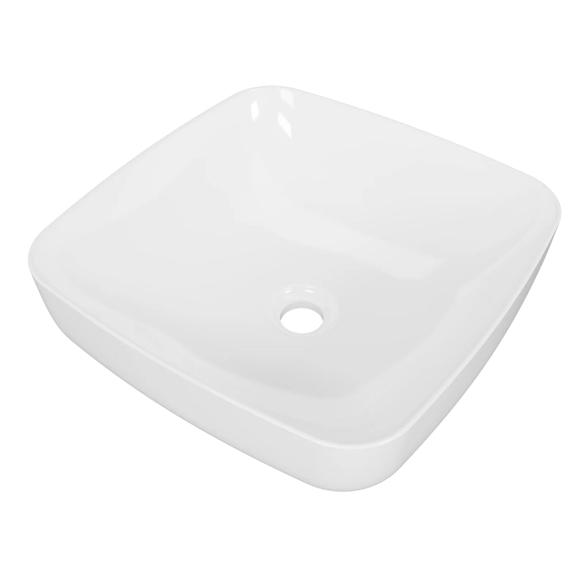 Timberline Addison Semi Inset Basin 400mm Gloss White - image 2