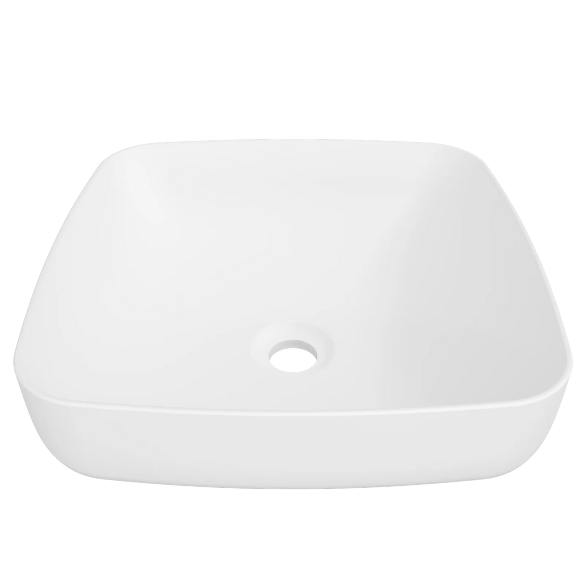 Timberline Addison Semi Inset Basin 400mm Matte White