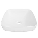 Timberline Addison Semi Inset Basin 400mm Matte White
