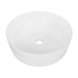 Timberline Allure Arrow Above Counter Basin 360mm Gloss White - image 2
