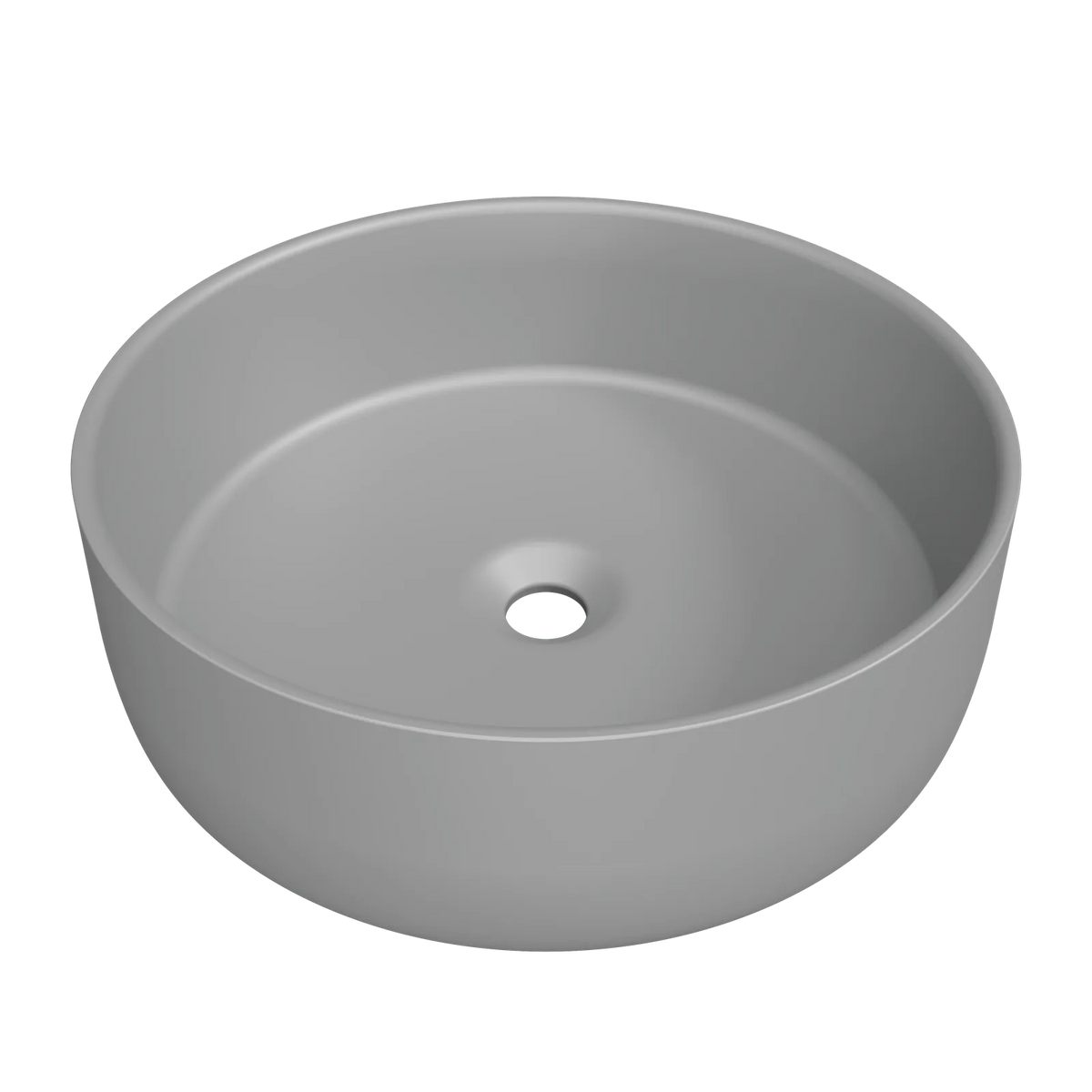 Timberline Allure Above Counter Basin 360mm Matte Grey