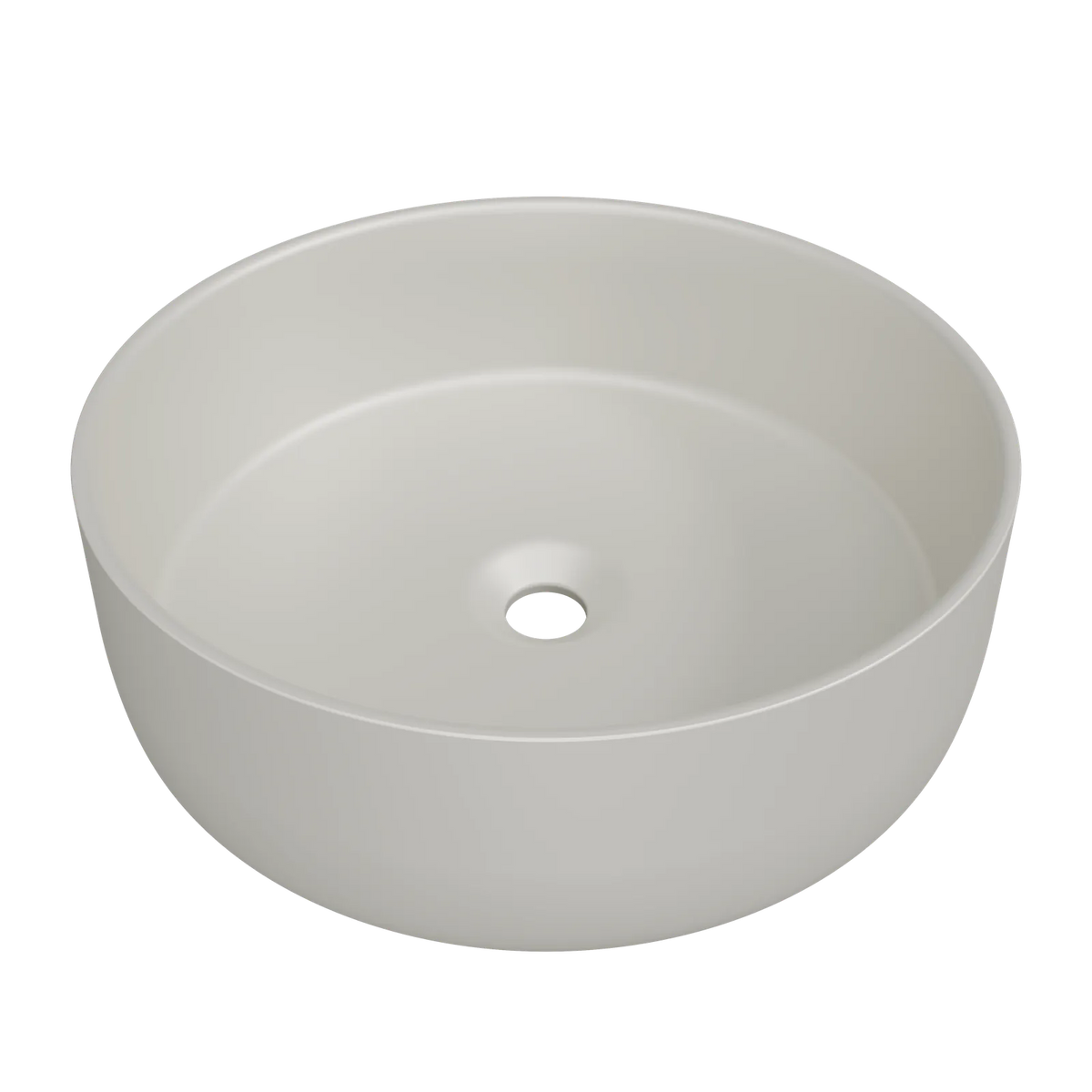 Timberline Allure Above Counter Basin 360mm Matte Ivory