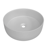 Timberline Allure Above Counter Basin 360mm Matte Light Grey