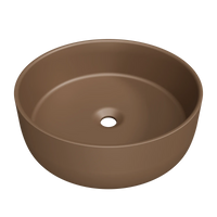 Allure Above Counter Basin 360mm Matte Taupe – Matte Taupe