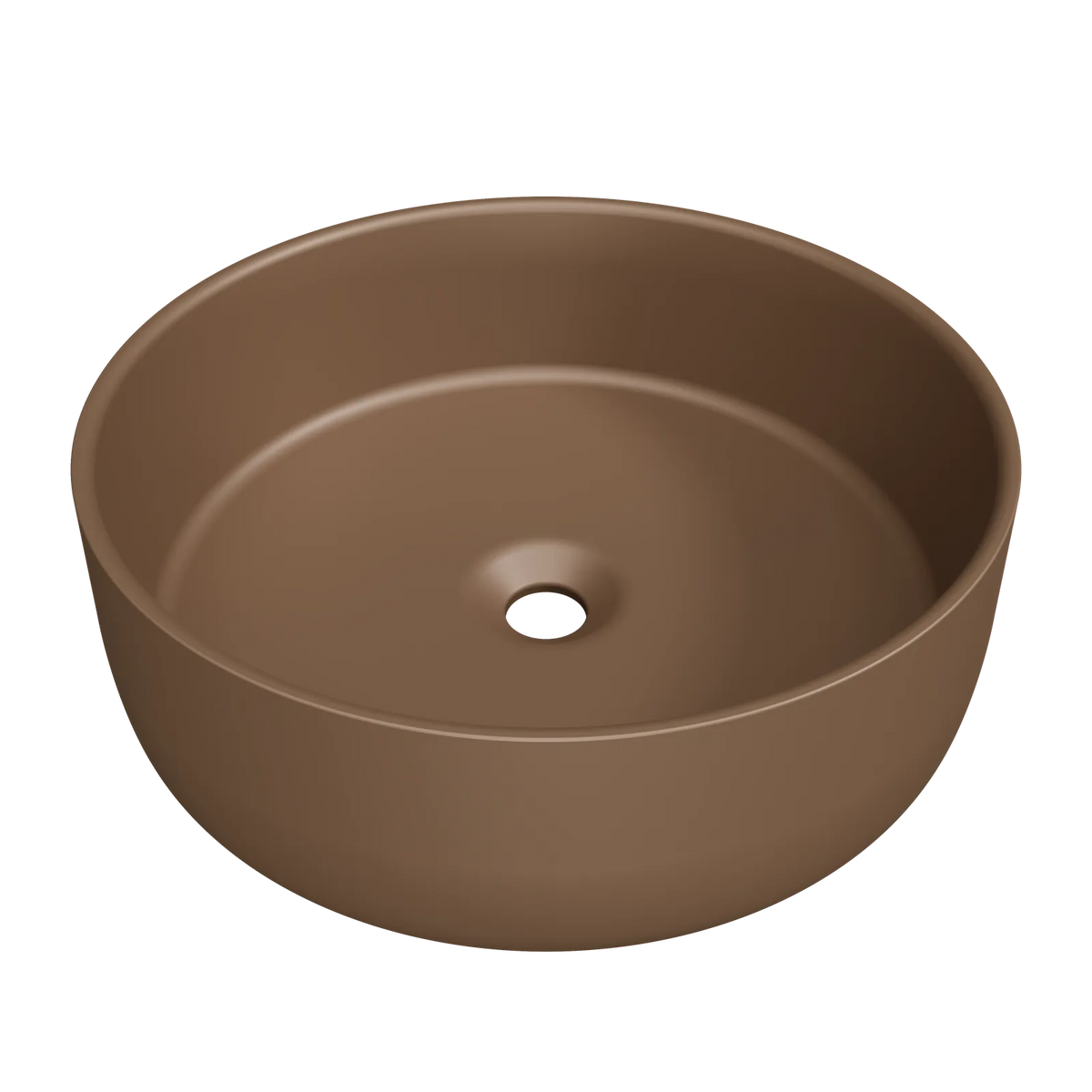 Timberline Allure Above Counter Basin 360mm Matte Taupe