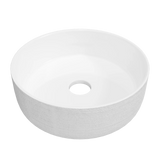 Timberline Allure Raked Above Counter Basin 360mm Gloss White